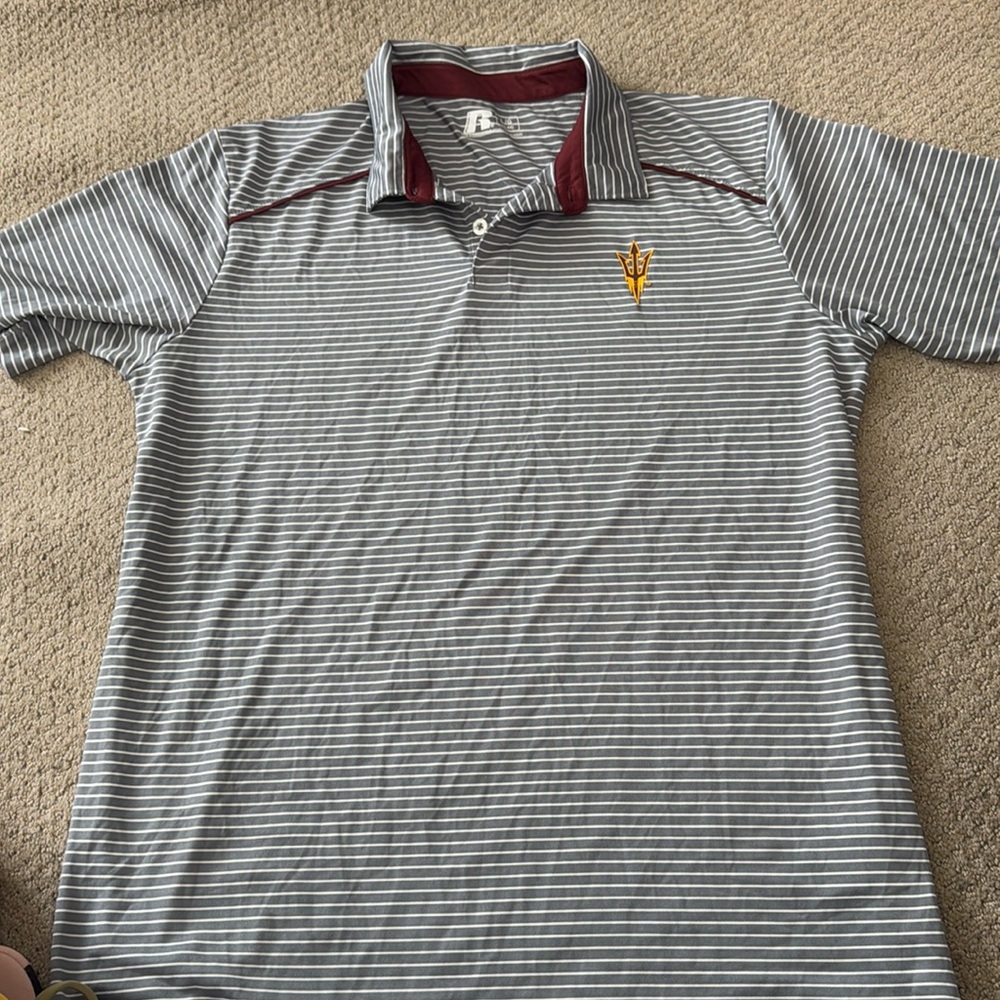 Men’s ASU Arizona state university golf shirt